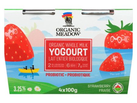 Yogourt Fraise Lait Entier Biologique Probiotique Online Hot Sale