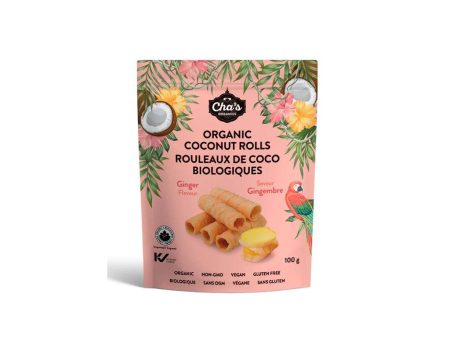 Rouleaux de Coco Biologiques Saveur Gingembre Sale