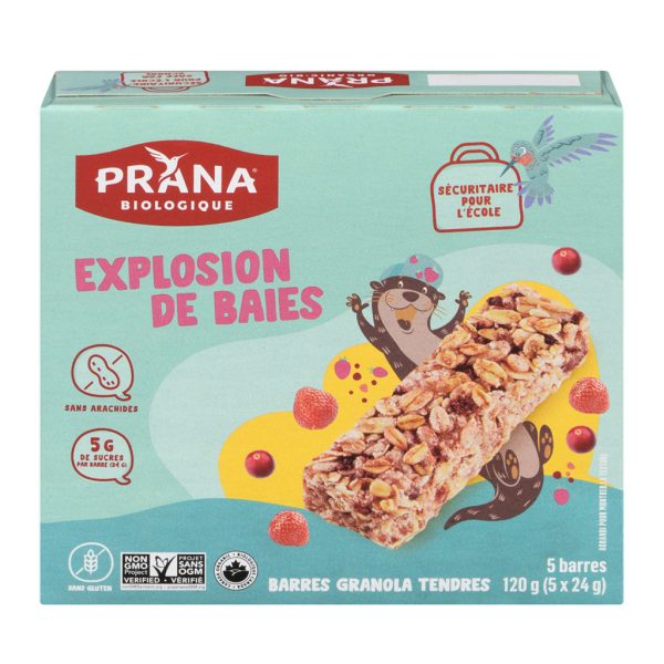 Barres Granola Tendres Explosion de Baies Biologique Online