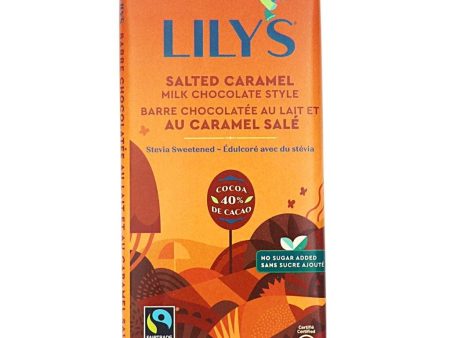 Barre Chocolatée au Lait et au Caramel Salé on Sale