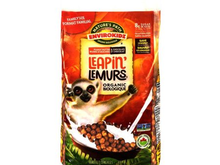 Céréales Envirokidz Leapin  Lemurs Beurre d Arachide et Chocolat 650 g For Discount