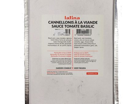 Cannellonis à la Viande Sauce Tomate Basilic Online Sale