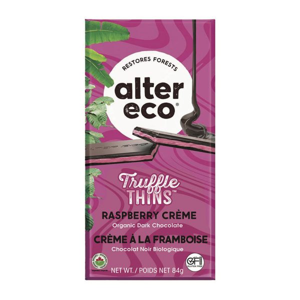 Truffle Thins Crème à la Framboise Chocolat Noir Bio Online Hot Sale