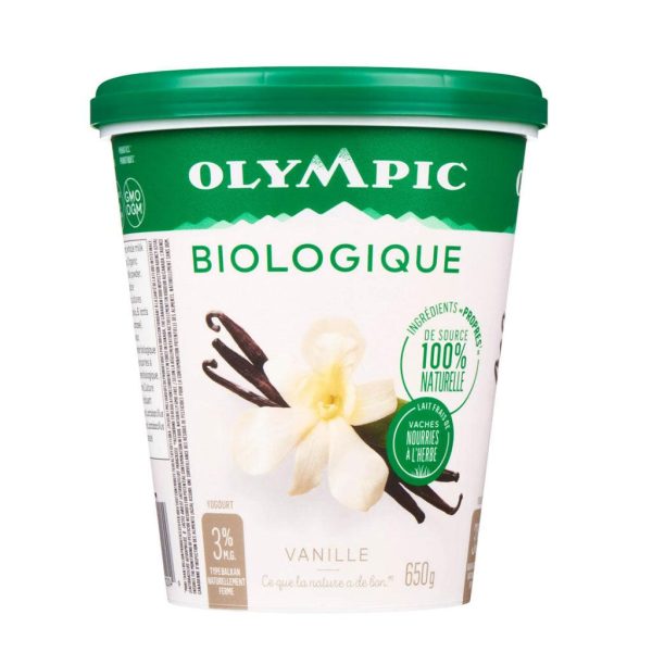 Yogourt Vanille Biologique 3% Supply