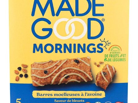 Barres Moelleuses à l Avoine Mornings Saveur de Bleuets Discount