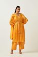 Yellow String Tunic With Pants For Sale