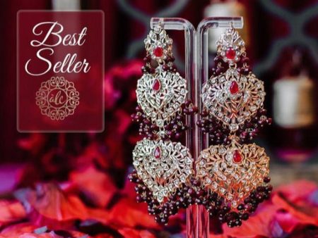 Asna Earrings - Ruby For Cheap