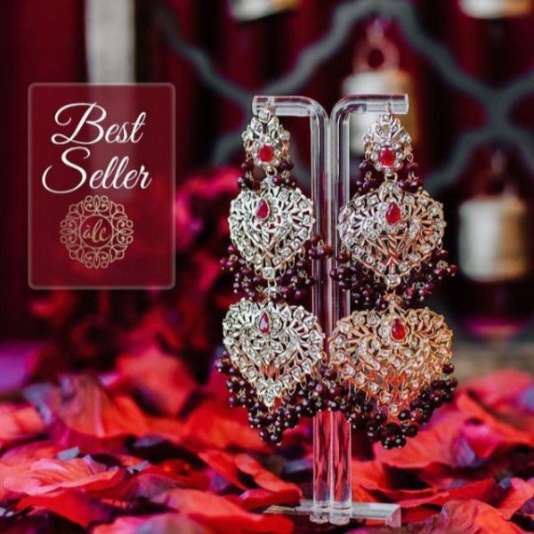 Asna Earrings - Ruby For Cheap