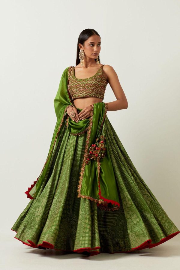 Bandhani Lehenga Set Online Hot Sale