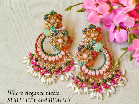 Raha Earrings - Available in 2 Colors Cheap