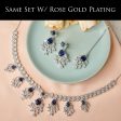 Custom Order - Reeta Set Sapphire Rose Gold Cheap