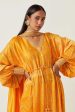 Yellow String Tunic With Pants For Sale