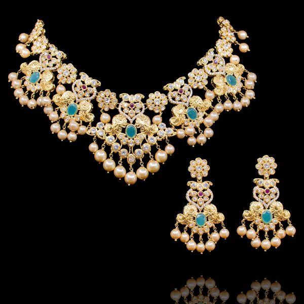 Custom order - Sonakshi Set W  Big Earrings & Teekah Cheap