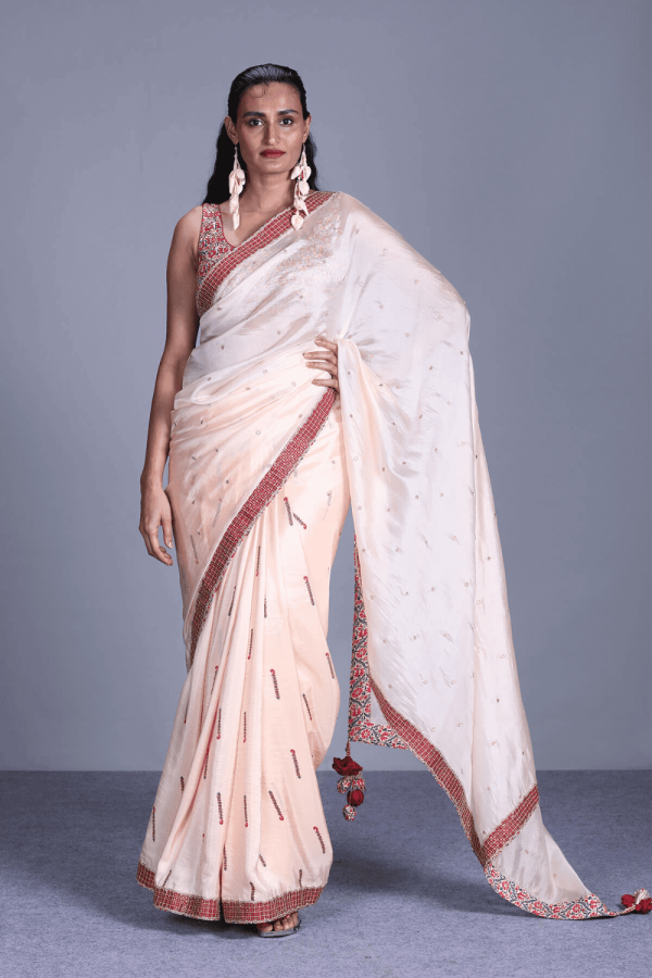 Buttercup Organza Pallu Saree Online Hot Sale