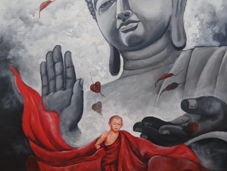 Buddha and monk 10 For Cheap