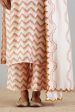 Blush Pink Printed kurta  With Dupatta And Pants Online Hot Sale