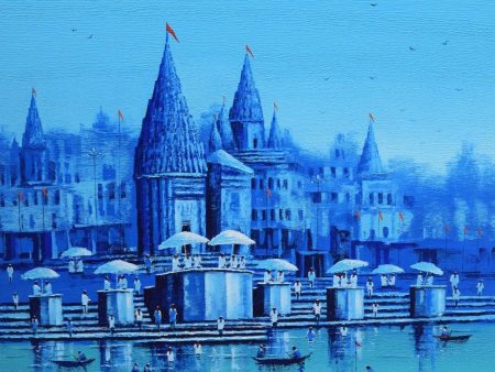 Benaras ghat 03 For Sale