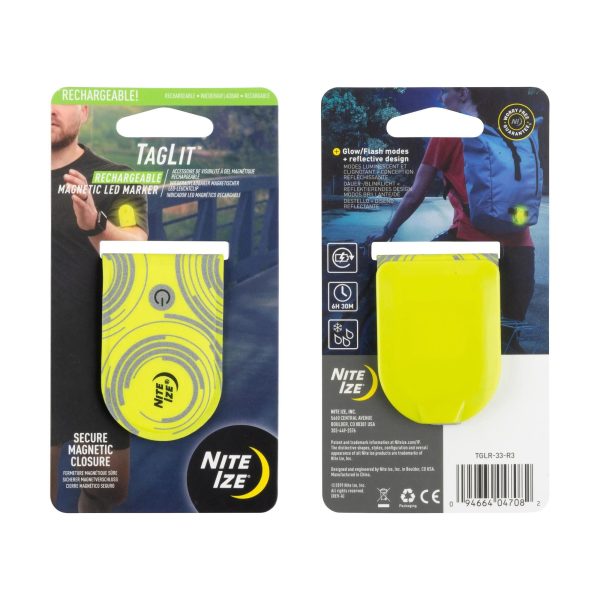 NITE IZE | TAGLIT RECHARGEABLE MAGNETIC LED MARKER - Segnalatore luminoso Supply