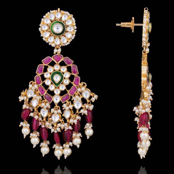 Urwah Earrings - Ruby Cheap