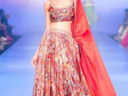 Surkh Laal  Lehenga Set Hot on Sale