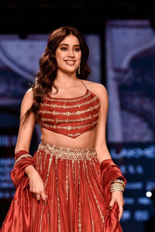 Brick Red Marodi Lehenga Set Discount