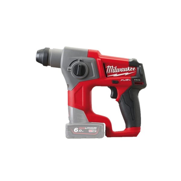 Tassellatore SDS-PLUS compatto a batterie M12 Max 13 mm 1.1 J di potenza MILWAUKEE M12 CH-0 Fashion