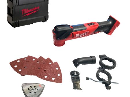 Utensile Multifunzione oscillante a batteria con velocità variabile e accessori MILWAUKEE M18 FMT-0X Sale