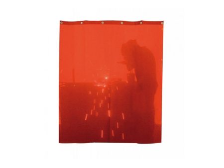 Tenda rossa oscurante rossa DIN4 per saldatura 1400X3000H mm con ganci SACIT 11263RW Discount