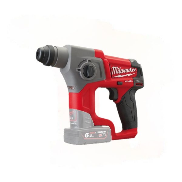 Tassellatore SDS-PLUS compatto a batterie M12 Max 13 mm 1.1 J di potenza MILWAUKEE M12 CH-0 Fashion