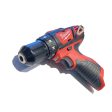 Trapano avvitatore compatto con 3 batterie 12 V 30 Nm MILWAUKEE M12 BDD-153C For Sale