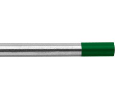 Elettrodo VERDE al tungsteno per saldatura TIG speciale per Alluminio Magnesio Rame Ø 1,6-2,0-2,4-3,2 mm Online now